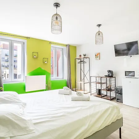 S&k Grande Rue - Chambre Spacieuse Et Sdb Privee - Netflix Et Cuisine 아파트