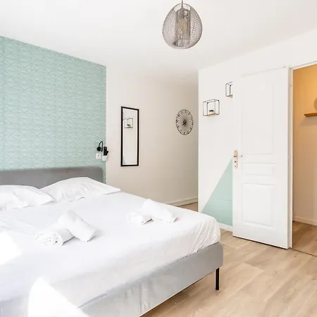 아파트 S&k Grande Rue - Chambre Spacieuse Et Sdb Privee - Netflix Et Cuisine 루베